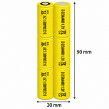 200-1324x2ov - 7,2V 400mAh