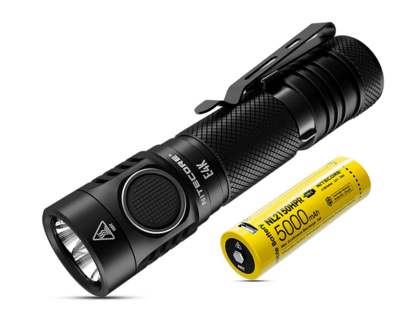 Nitecore E4K zaklamp 4400 lumen 211m met USB-C 8 standen 