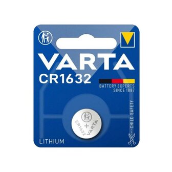 Varta CR1632 Lithium knoopcel batterij 3 volt