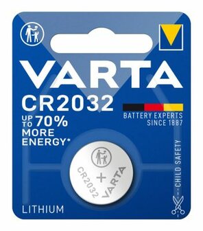 Varta CR2032 Lithium knoopcel batterij 3 volt