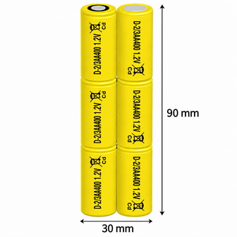 200-1324x2ov - 7,2V 400mAh