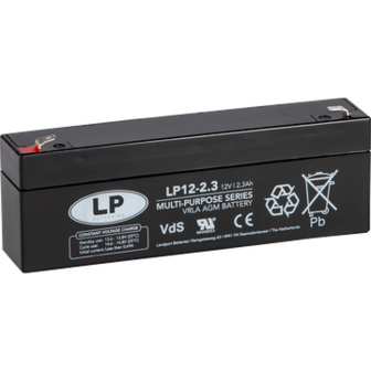 VLIESACCU VRLA AGM 12V 2,3AH VDS