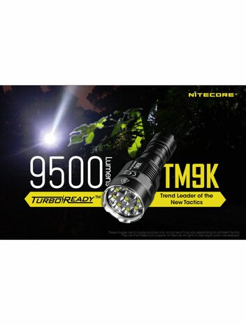 Nitecore TM9K TAC zaklamp 9500 lumen 268m met USB-C 6 standen 