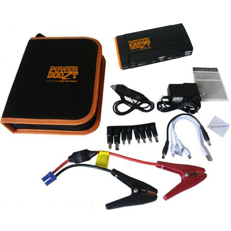 Multifunctionele lader + powerbank en jumpstarter 600A / 16.000 mAh