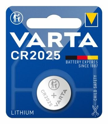 Varta CR2025 Lithium knoopcel batterij 3 volt