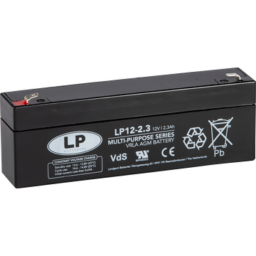 VLIESACCU VRLA AGM 12V 2,3AH VDS